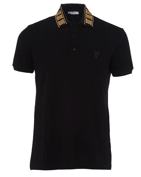 versace collections polo|Versace men's polo shirt sale.